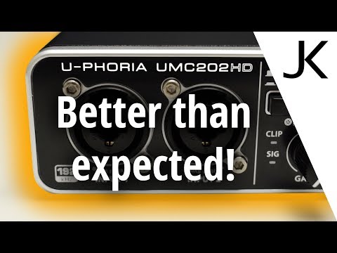 Behringer UMC202HD review (with noise measurement)