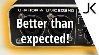 Video thumbnail for Behringer UMC202HD review (with noise measurement) by Julian Krause