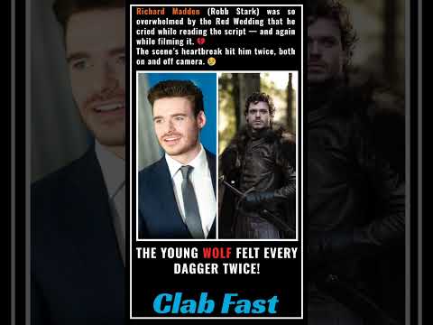 😭 Richard Madden Cried Twice Over the Red Wedding! 💔