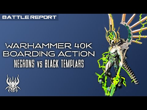 Warhammer 40k ; Boarding Action ; Battle Report - Mission 5 - Space Marines vs Necrons