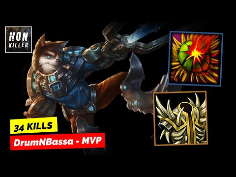 HoN Pharaoh BARBED ARMOR with HELLFLOWER - MVP