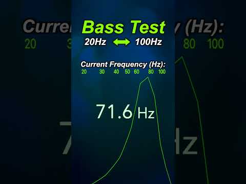 Bass Test 20Hz to 100Hz #basstest #speakertest #subwoofer #shorts