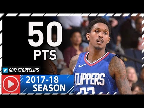 Lou Williams Full Career-HIGH Highlights vs Warriors (2018.01.10) - 50 Pts, 7 Ast, BINGO!
