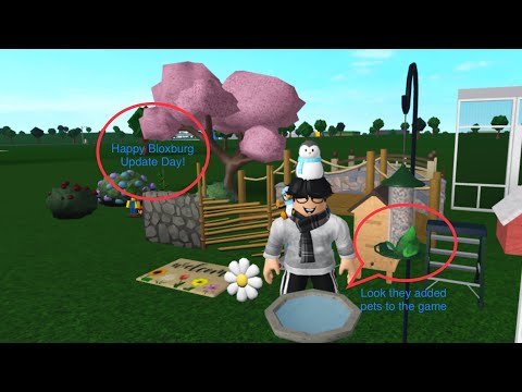 Bloxburg Update 0.11.6 New items, food, birds, garden stuff and more…