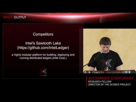 IOHK session Scorex: A Modular Toolbox for Cryptocurrency Research & Blockchain Technologies.