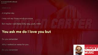 Aaron Carter - Do You Remember Lyrics