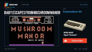 Commodore 64 -=Baby Escapes From Mushroom Manor=-