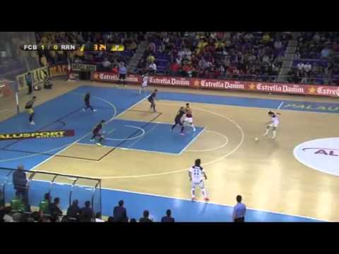 FC Barcelona (5)1x1(3) Rios Renovables - Liga Espanhola de Futsal 2012/13 - 1/4 de final jogo 2