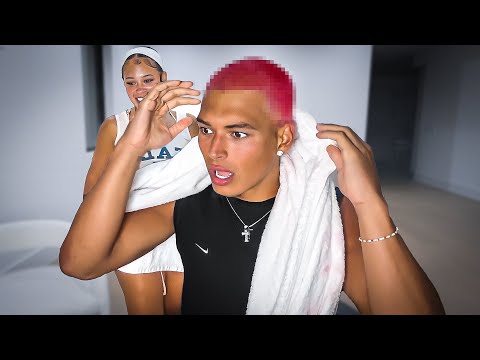 I Let Yonna Dye My Hair While I Was BLINDFOLDED .. 