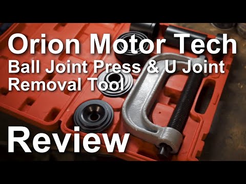 ORION MOTOR TECH Ball Joint Press & U Joint Removal Tool REVIEW, How to Press Out Bad Ball Joints