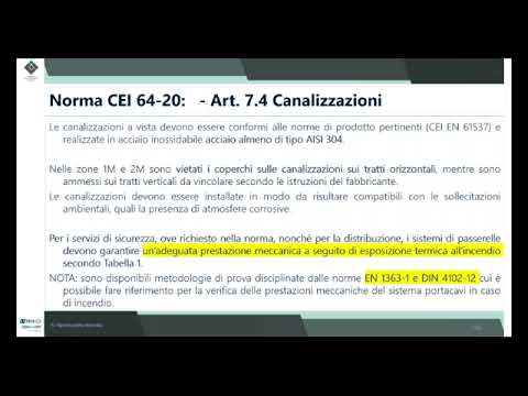 Resistenza al fuoco dei sistemi portacavi metallici in riferimento alle norme CEI 64-20 e DIN 4102-12