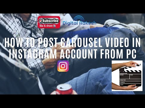 How to post carousel video in instagram