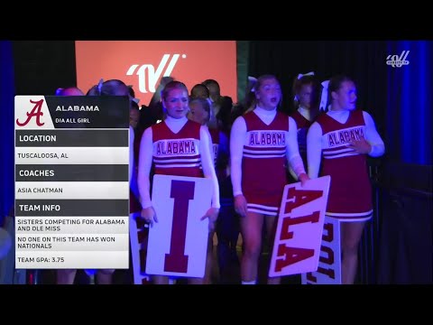 University of Alabama - All Girl DIA Finals With Music | UCA College Nationals 2026
