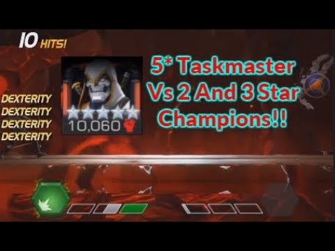 Dueling a 5 star Taskmaster!! | Marvel Contest Of Champions