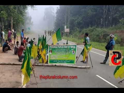 আইপিএফটি’র বনধ চলছে। আক্রান্ত বিরোধী দলের অফিস। এডিসি নির্বাচনের আগে শক্তি দেখানো?