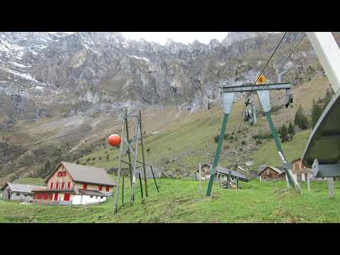 Luftseilbahn Isenthal - Musenalp Bergfahrt 2020 - cable car Switzerland