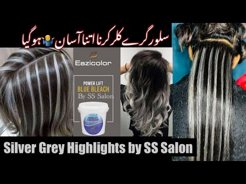 How To: Silver Grey Highlights// Gray Highlights on...