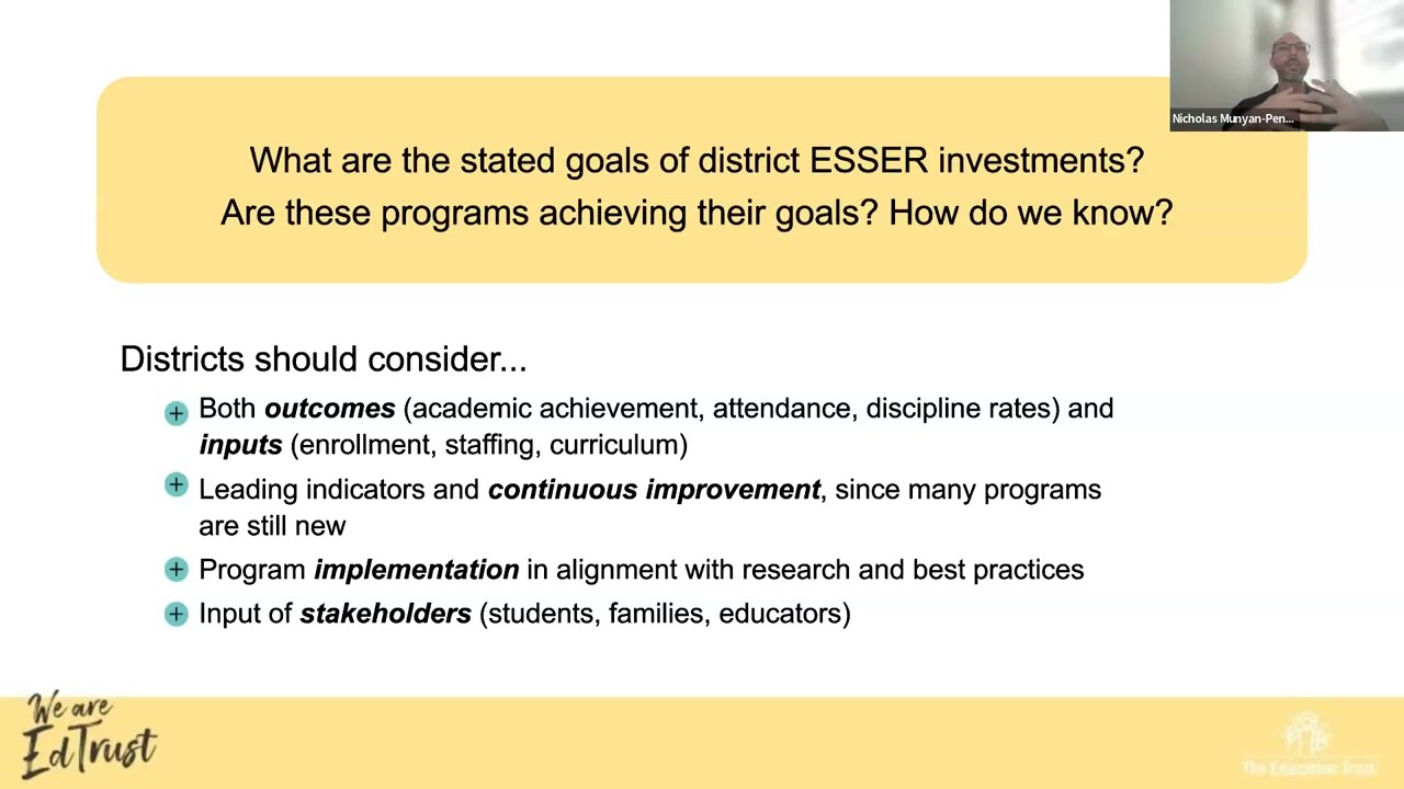 Part 1: ESSER Funding Sustainability Workshop Day 1: Preparing for the Fiscal Cliff