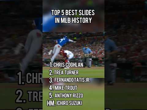 Top 5 BEST SLIDES in MLB history!