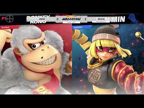 NorCal Ultimate Arcadian 2023 - Top 64 - Kratos (Donkey Kong) vs. Skeletal (Min Min)