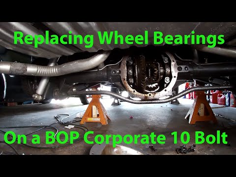 Installing new wheel bearings in a BOP Corporate GM 10 Bolt 8.5 differential.