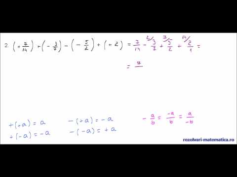 Cl. a VII-a - Cap  Mulţimea nr. raț.  Adunarea si scaderea Test  1 - ex. 2