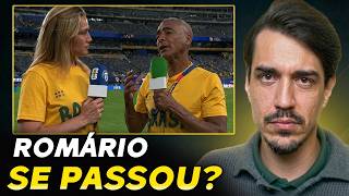 ROMÁRIO PERDEU A LINHA com Fernanda Gentil na Copa?