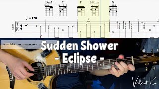 Download lagu Sudden Shower (Eclipse) Ost. Lovely Runner Reff | Fingerstyle Guitar Tutorial with Tabs Chords mp3