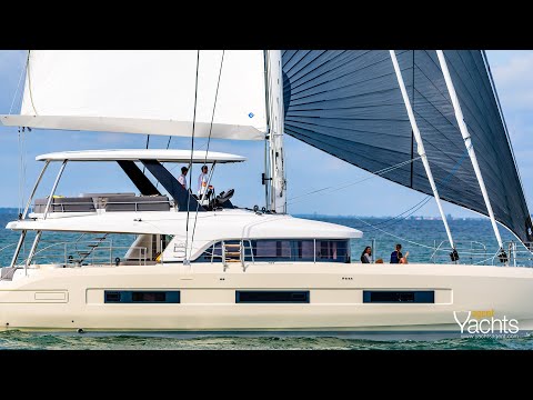 Catamaran: Lagoon Sixty 5 Galley Up walk through