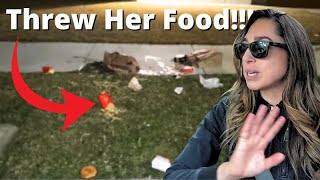 Customer THROWS Food at Delivery Driver...This Went Too Far!