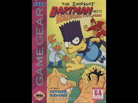 The Simpsons: Bartman meets Radioactive Man (GG) - Full Playthrough