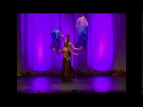 Kathreen Derouet & David Katolický - fan veils (short oriental dance duo)
