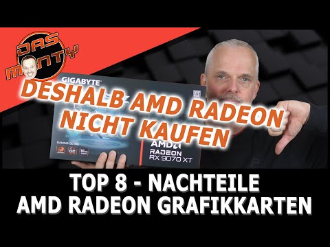 AMD Radeon Grafikkarten - Top 8 Nachteile GEGEN den den Kauf einer AMD-Grafikkarte | DasMonty
