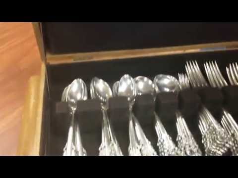 Wallace Grand Baroque Sterling Silver Flatware available at Gannon's Antiques and Art