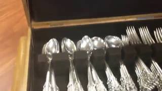 Wallace Grand Baroque Sterling Silver Flatware available at Gannon's Antiques and Art