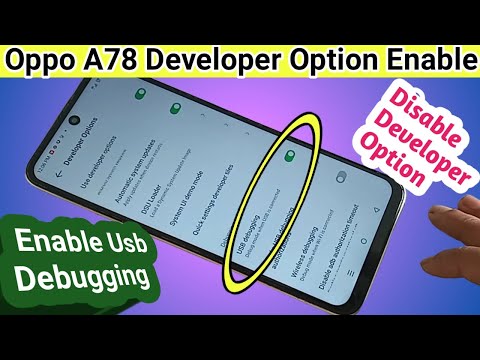 Oppo A78 Developer option enable // how to enable developer option in oppo A78
