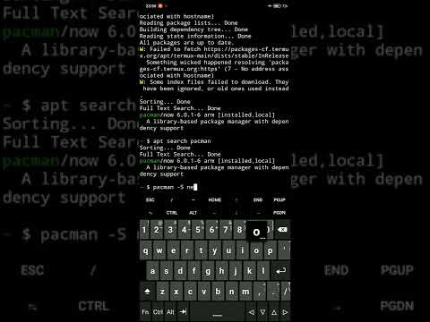 termux | pacman | feel archlinux