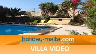 preview picture of video 'Gozo Farmhouse  to Rent; Holiday Villa in Gozo, island of Malta (R711)'
