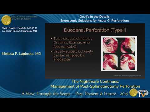 The Nightmare Continues: Management of Post-Sphincterotomy Perforation