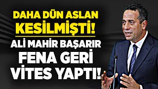 The day before, a lion was slaughtered, Ali Mahir Başarır reversed the gear like this!
