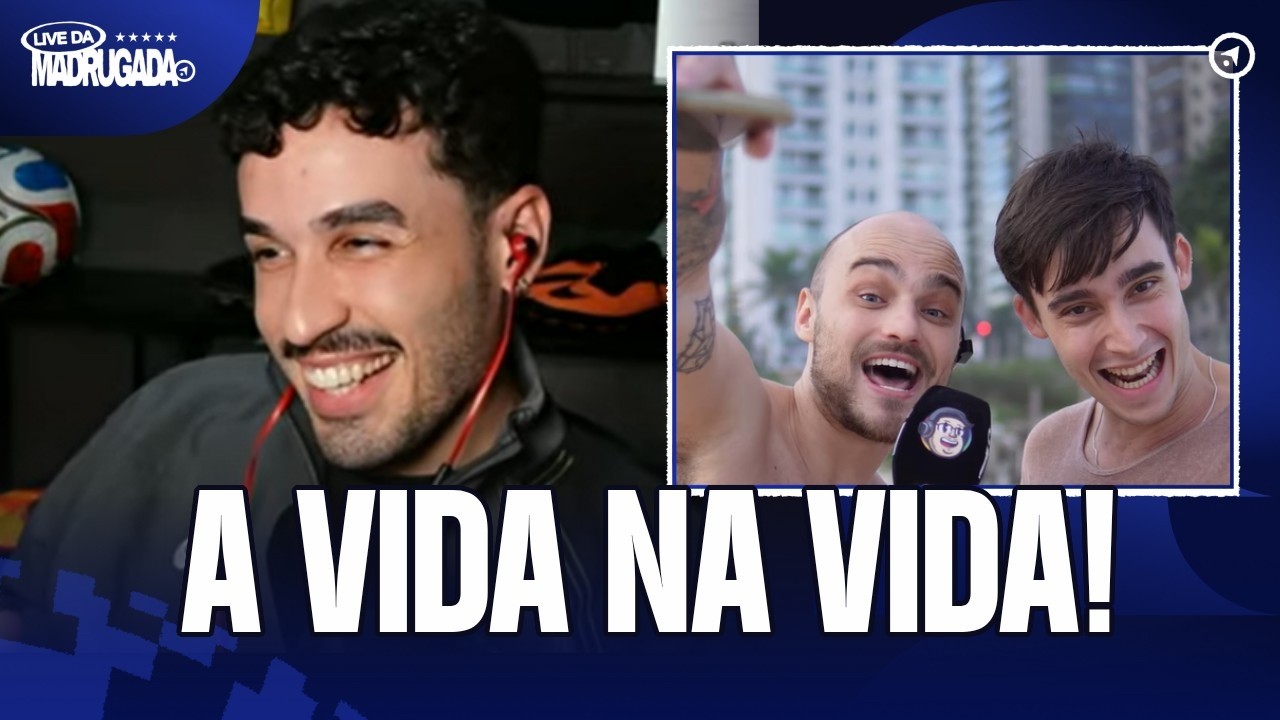 SOLTARAM A FERA NA PRAIA! ENCONTRAMOS O SOBRINHO DO RAUL SEIXAS! | LIVE DA MADRUGADA