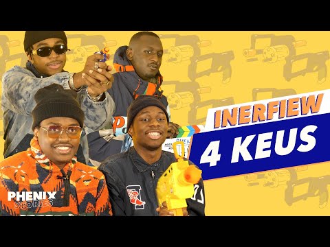 INERFIEW - NERF BATTLE with 4KEUS 🔫