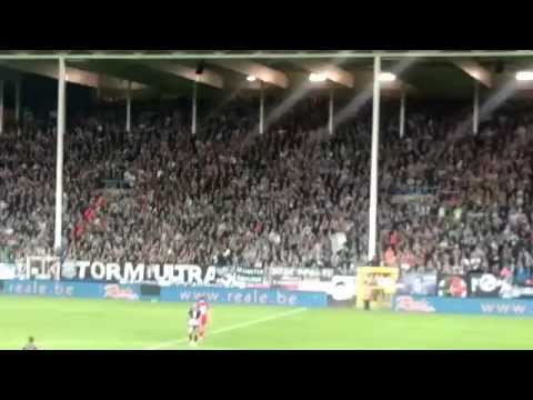 Перекличка фанів Шарлеруа/Charleroi fans' loud chanting