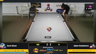 Adam Stankiewicz - Dimitri Hryb - Mecz towarzyski - REMATCH -Formula B135 9 ball