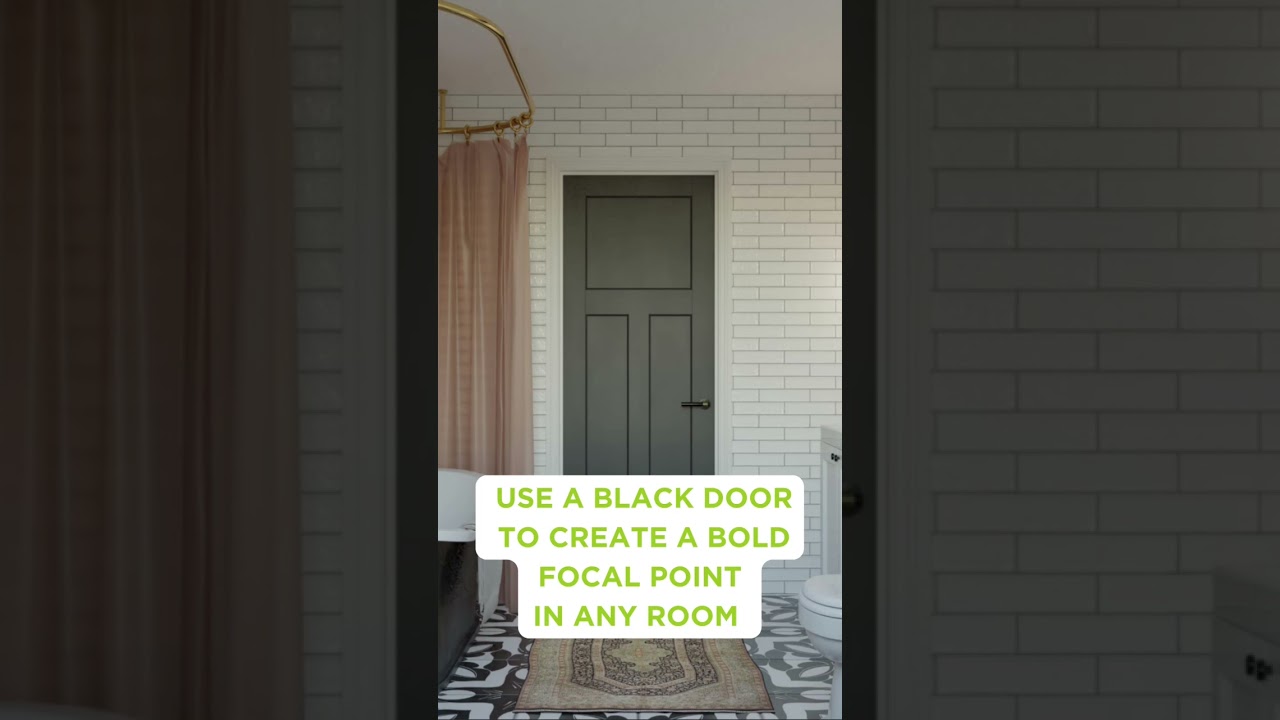 Design Trend: Black Interior Doors