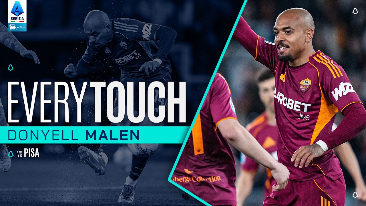EVERY TOUCH by Donyell Malen | Roma-Pisa | Serie A 2025/26