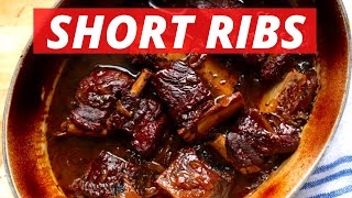 EASIEST Braised Short Ribs Recipe.. SO DELICIOUS | Cooking is Easy