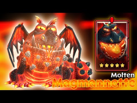 Molten Magmannette — 5-Star Premium Red Gronckle | Dragons: Titan Uprising