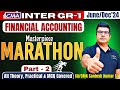 Financial Accounting Complete Marathon Part-2 | June/Dec'24| CMA Inter Gr 1| By CA/CMA Santosh Kumar