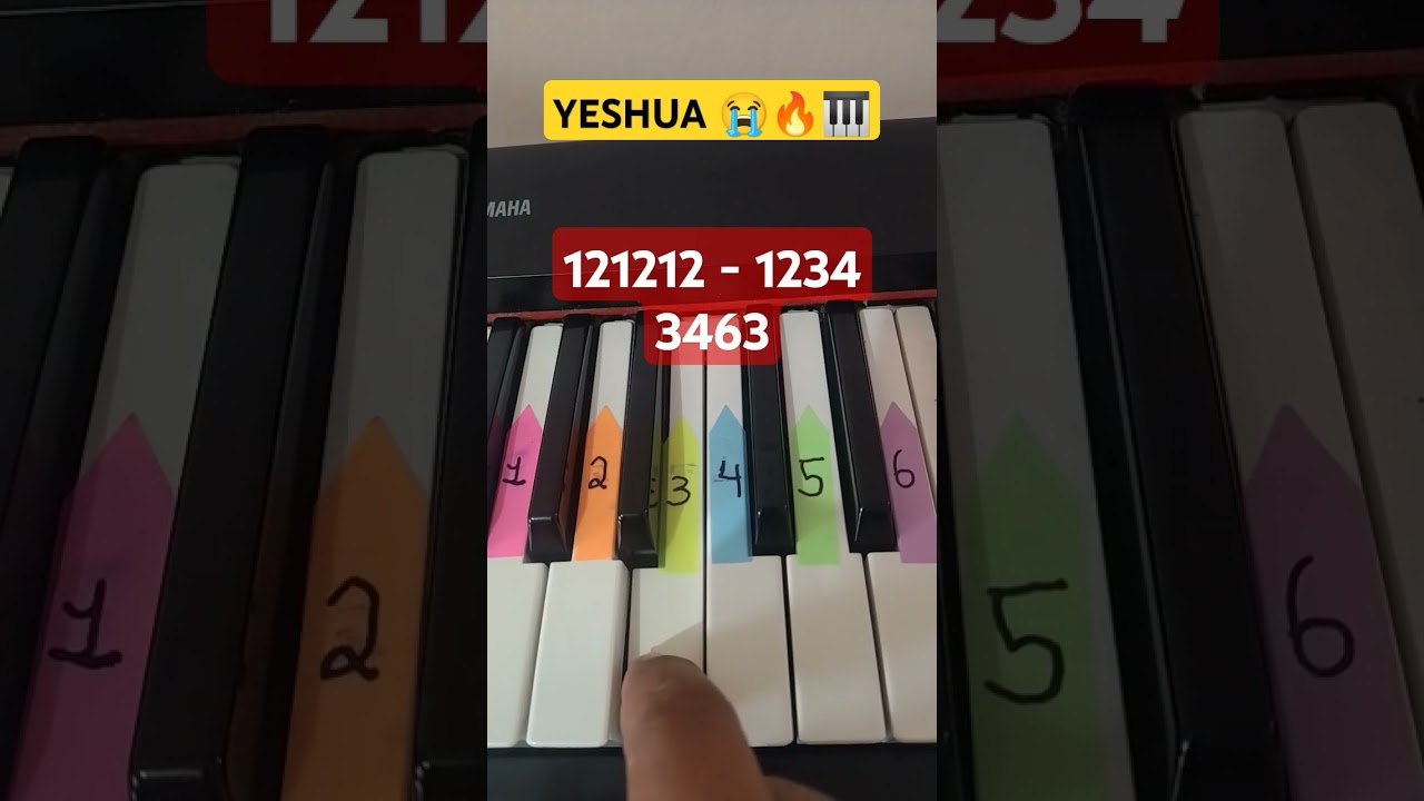 Yeshua – Easy Piano Tutorial 🎹🔥